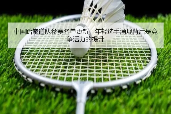 中国跆拳道队参赛名单更新，年轻选手涌现背后是竞争活力的提升